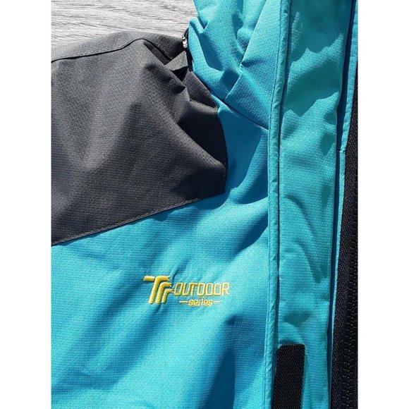 Trr Womens Outdoor Jacket (no hood) size XS, Teal - Picture 7 of 7